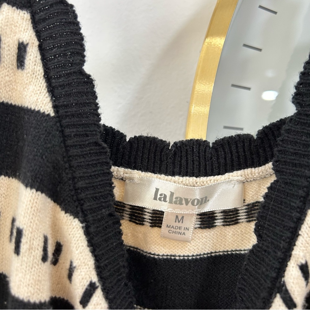 Lalavone M Black and White Striped Maxi Dress - Picture 6 of 10